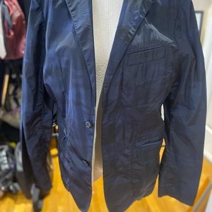 Blue Camo print mens Slat and Stone jacket M